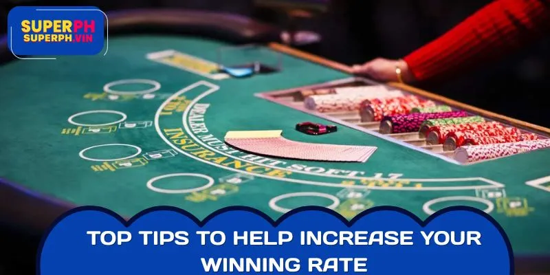 Top tips to help increase your winning rate