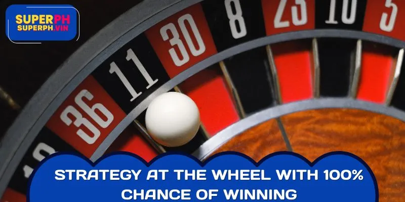 Strategy at the wheel with 100% chance of winning